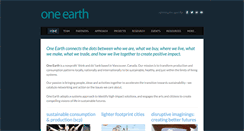 Desktop Screenshot of oneearthweb.org